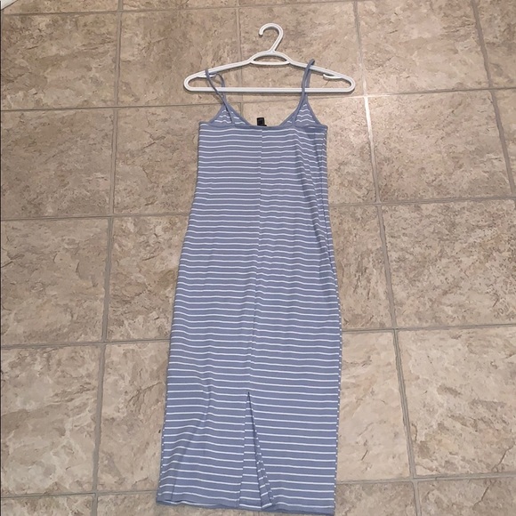 Blue and white stripped dress from forever 21! - Picture 2 of 4